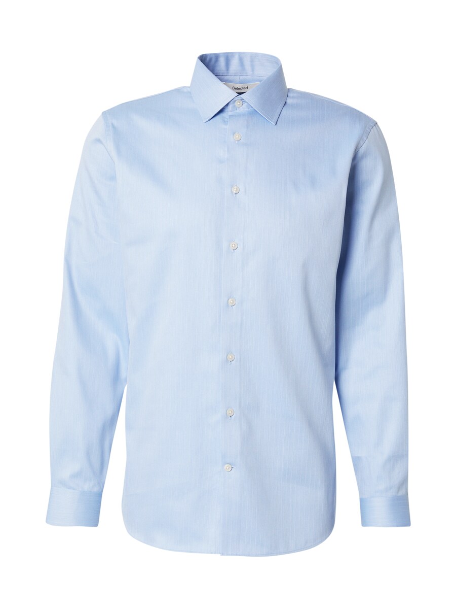 

Рубашка Slim Fit на пуговицах SELECTED, светло-голубой