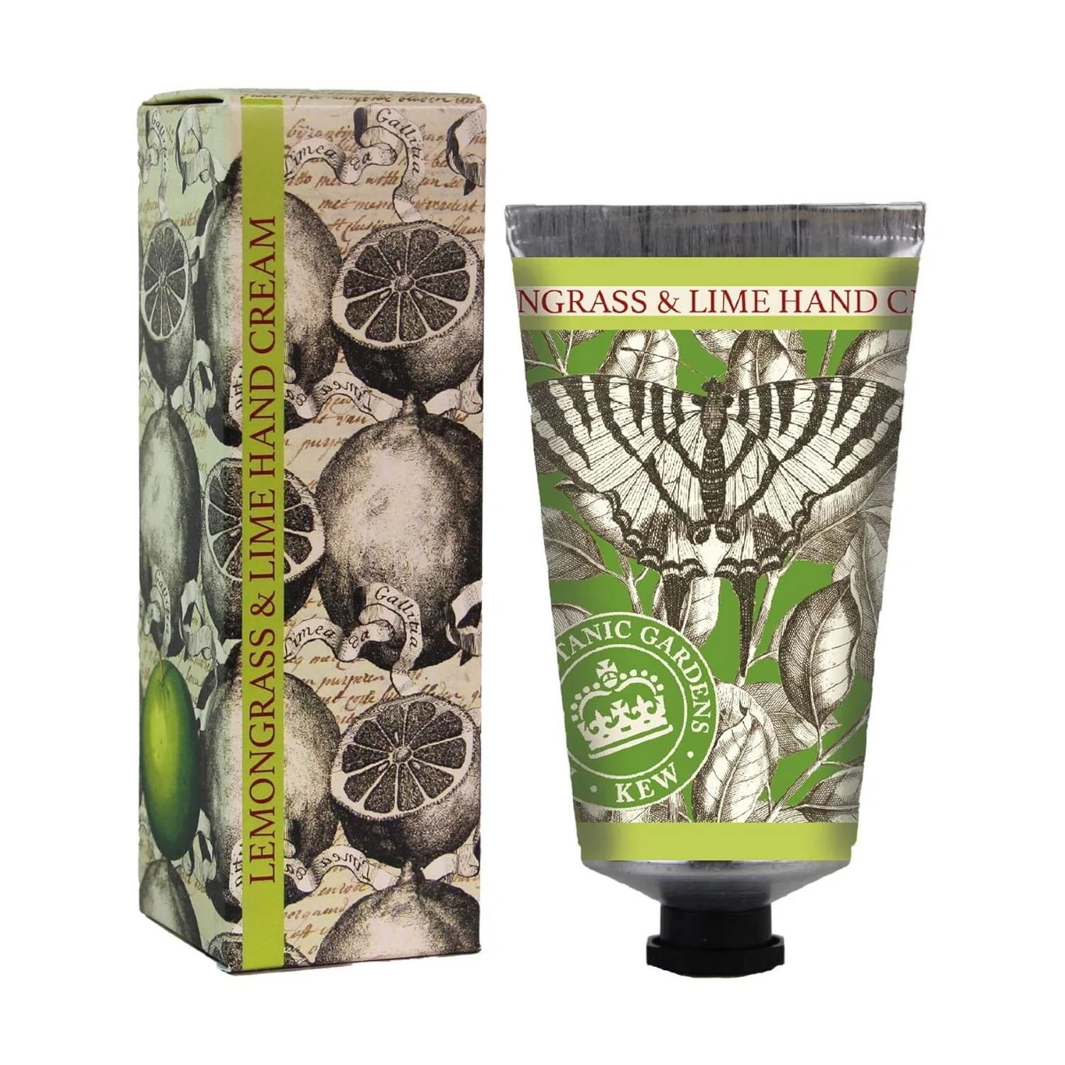 Крем для рук Royal Botanical Gardens, Kew Lemongrass & Lime The English Soap Company