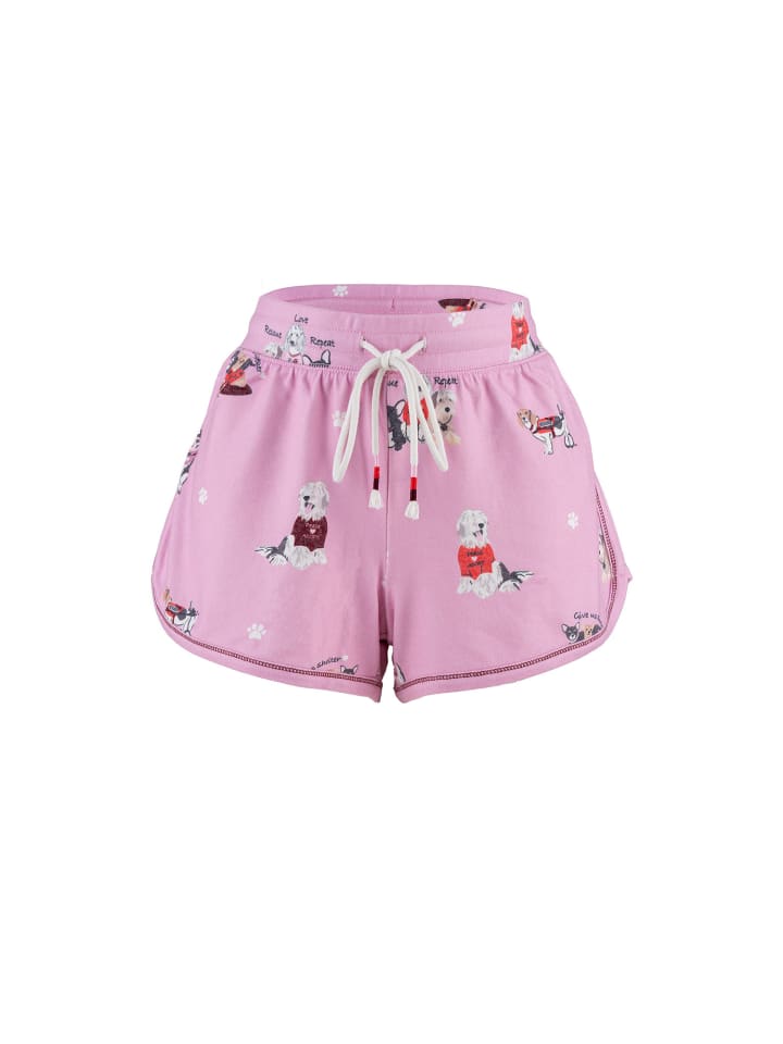 

Пижамные шорты Rescues My Favorite Breed в старом розовом цвете P.J. Salvage