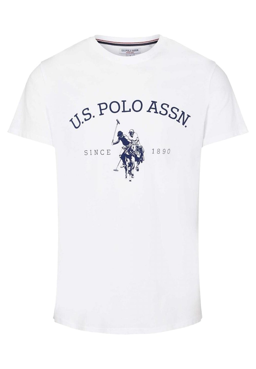 Футболка с принтом Archibald U.S. Polo Assn., белый — фото 3