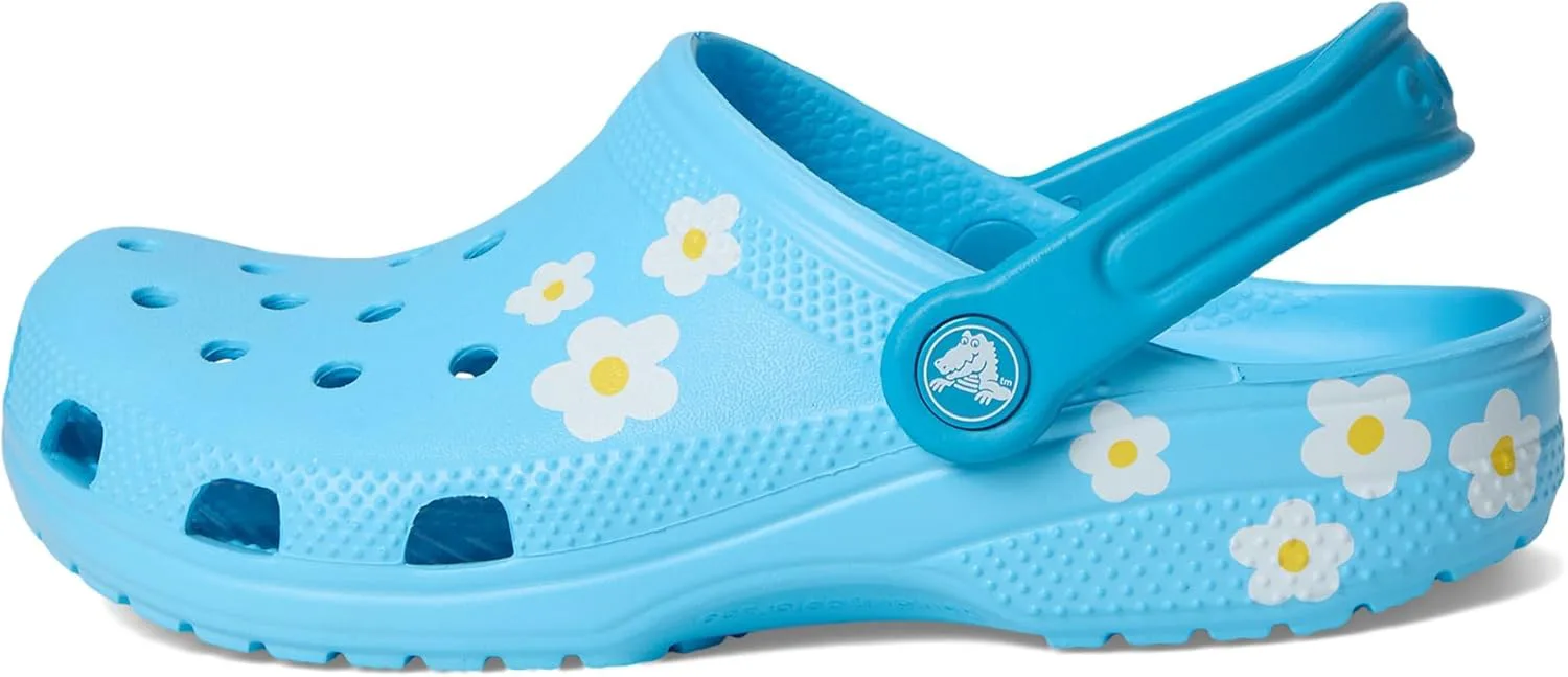 Детские классические сезонные сабо Crocs с графическим рисунком — фото 3