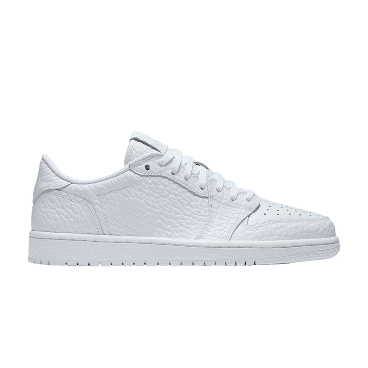 

Кроссовки Air Jordan Air Jordan 1 Retro Low Swooshless 'Triple White' 2025, белый