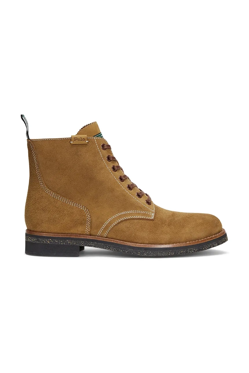 

Замшевые туфли Radford Boot Polo Ralph Lauren, коричневый