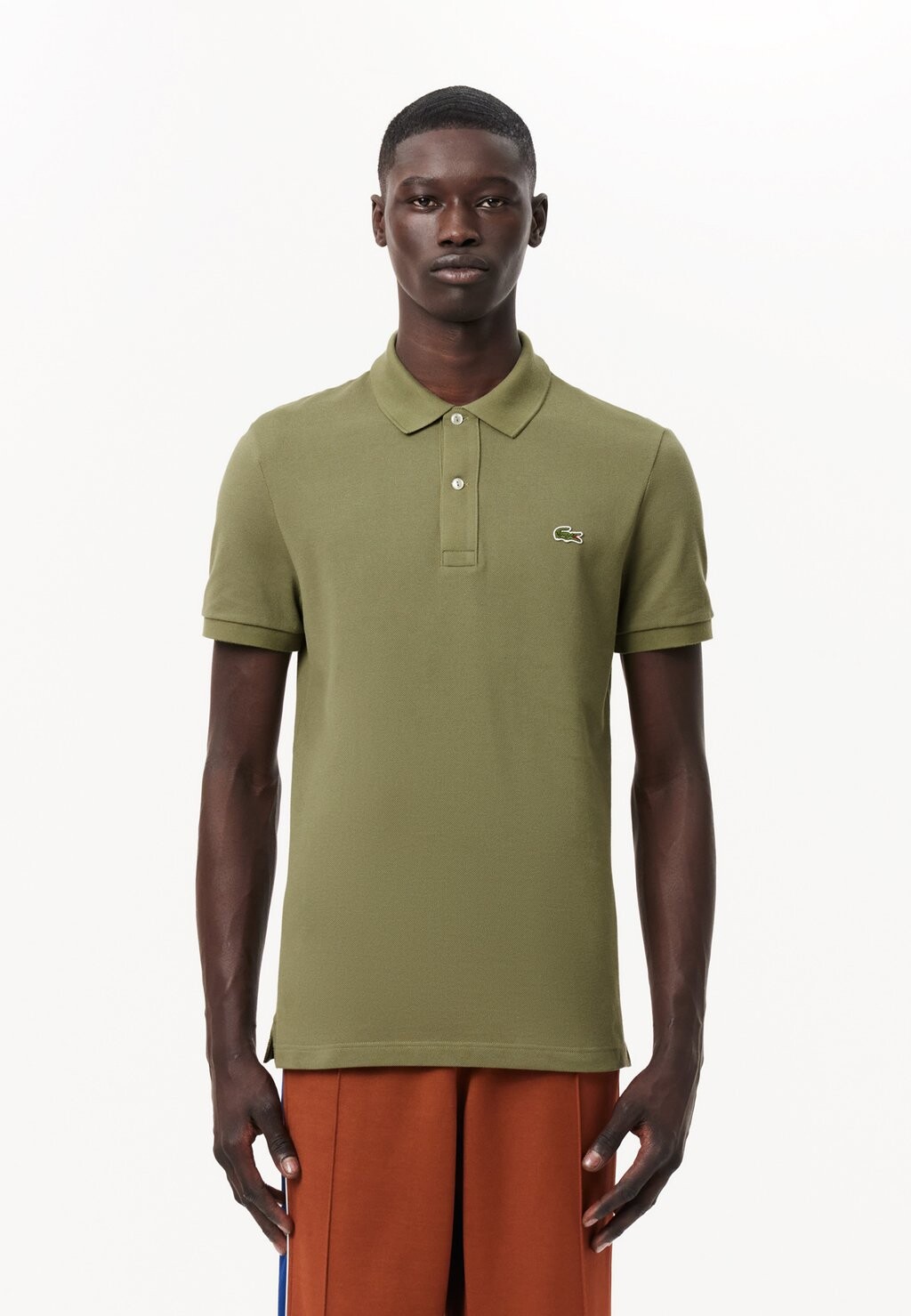 

Поло Lacoste, зеленый