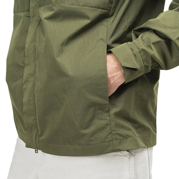 Куртка Nike Sportswear Premium Essentials Unlined Hooded M65 Jacket 'Green', зеленый — фото 3