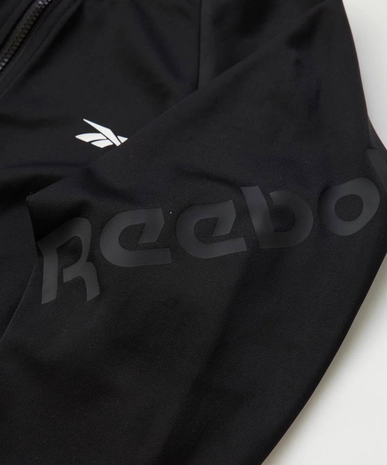 Рашгард с принтом на рукавах Reebok, детский, темно-синий — фото 4