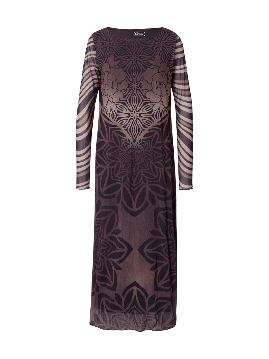 

Макси платье Grace, Taupe/Dark grey