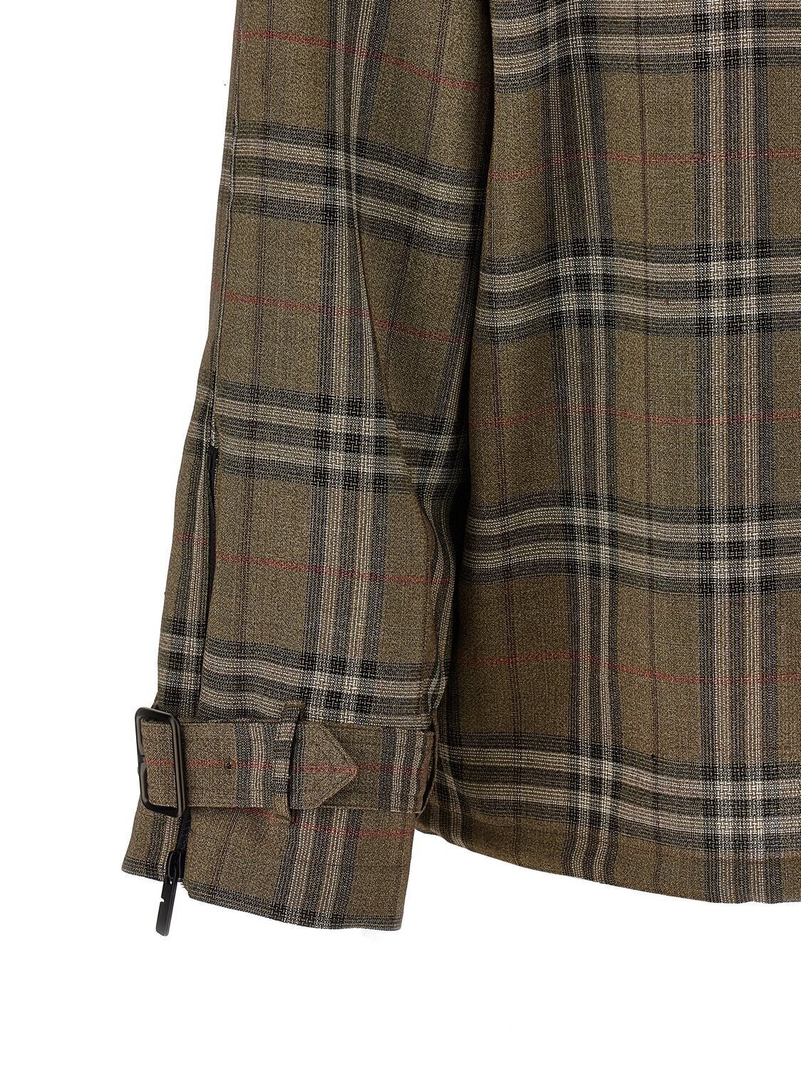 Рубашка BURBERRY Многослойная, клетка с капюшоном, мультиколор — фото 4