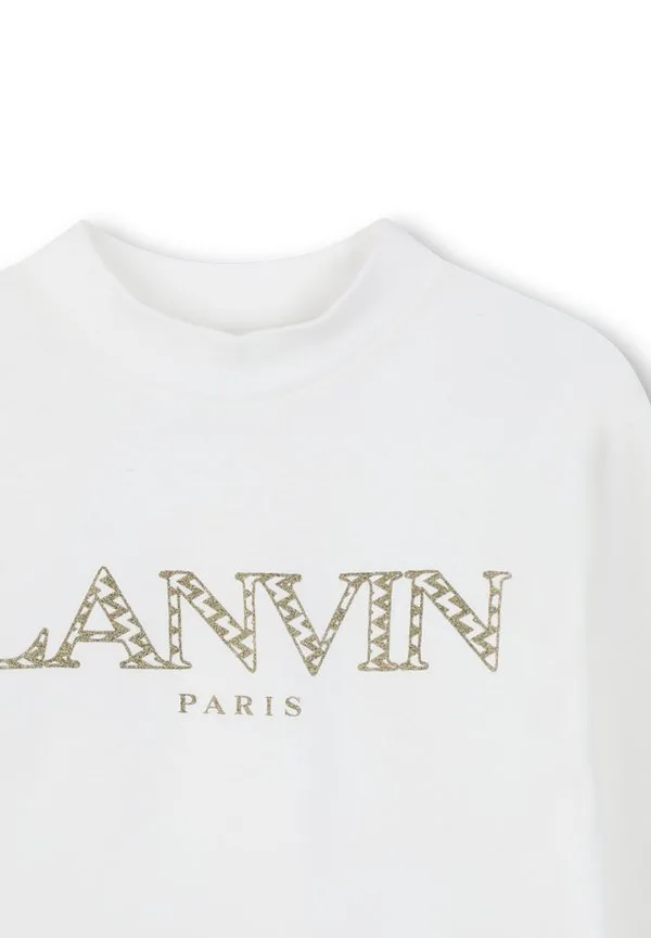 Топ с длинными рукавами Lanvin, Offwhite — фото 4