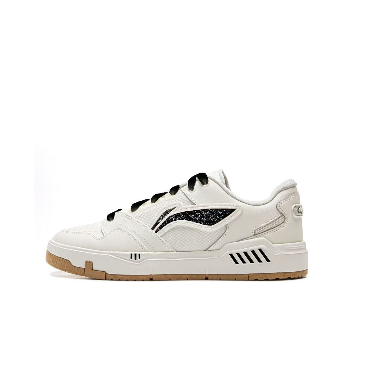 

Кроссовки для скейтбординга Li Ning Ink White, износостойкие, противоскользящие, низкие, унисекс, с рисунком «Звездное небо»