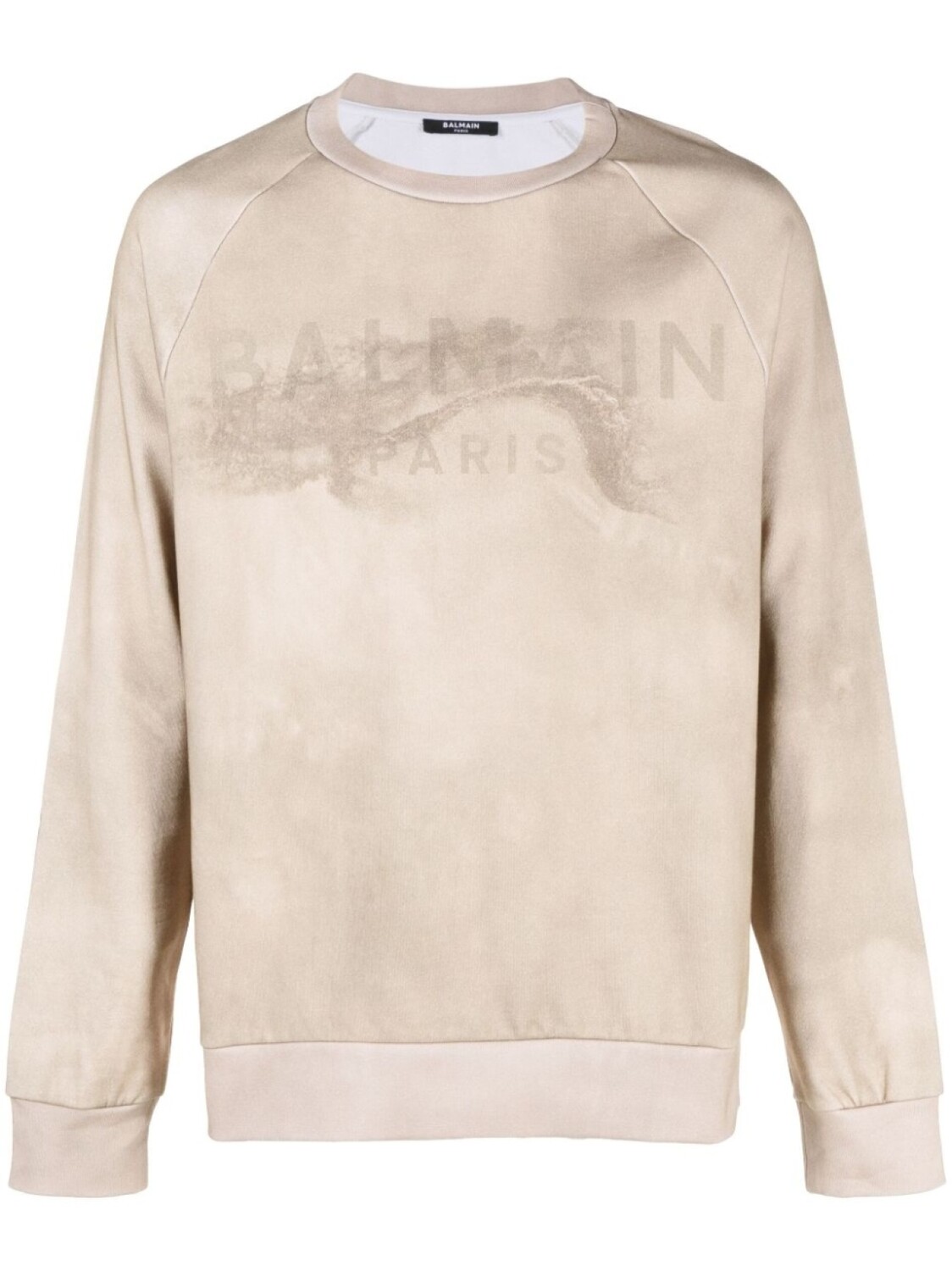 

Balmain толстовка с логотипом, коричневый