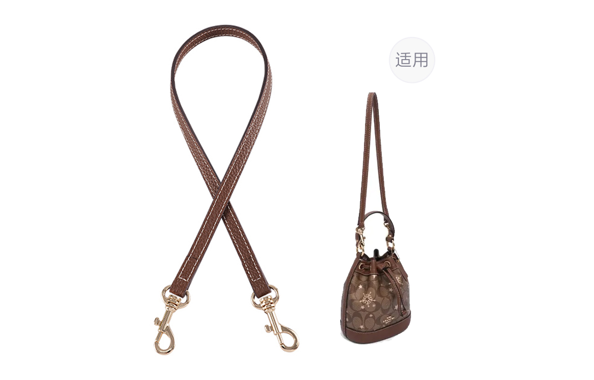 

Lan Bao Fan Нейлоновая подкладка для сумки женская коричневая, Coach 24 Snowflake 1.1cm Width Dark Brown Litchi Grain Gold-Tone Lock 65cm