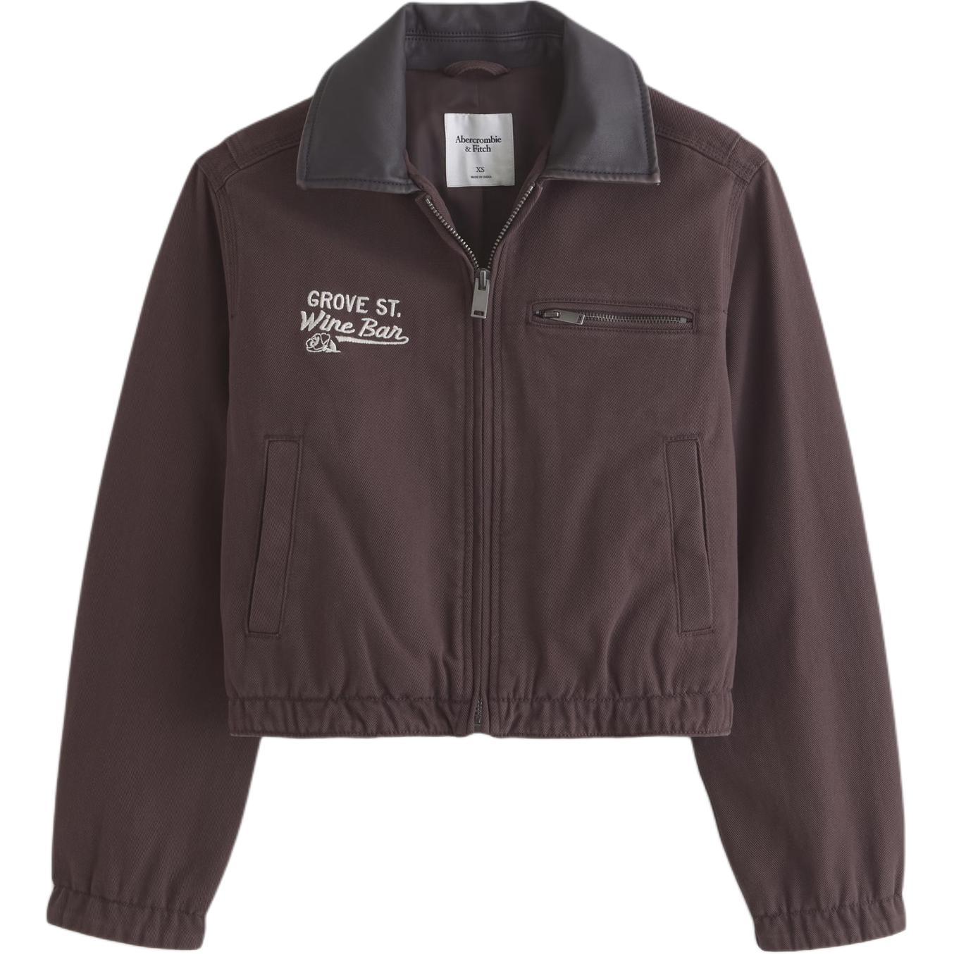 

Abercrombie＆Fitch Куртка женская, Black Coffee Brown