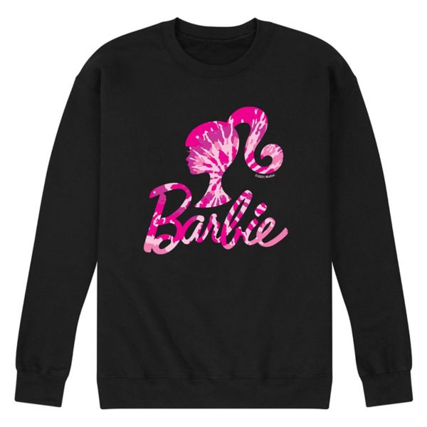 

Мужская флисовая толстовка с логотипом Barbie в технике тай-дай Licensed Character, черный