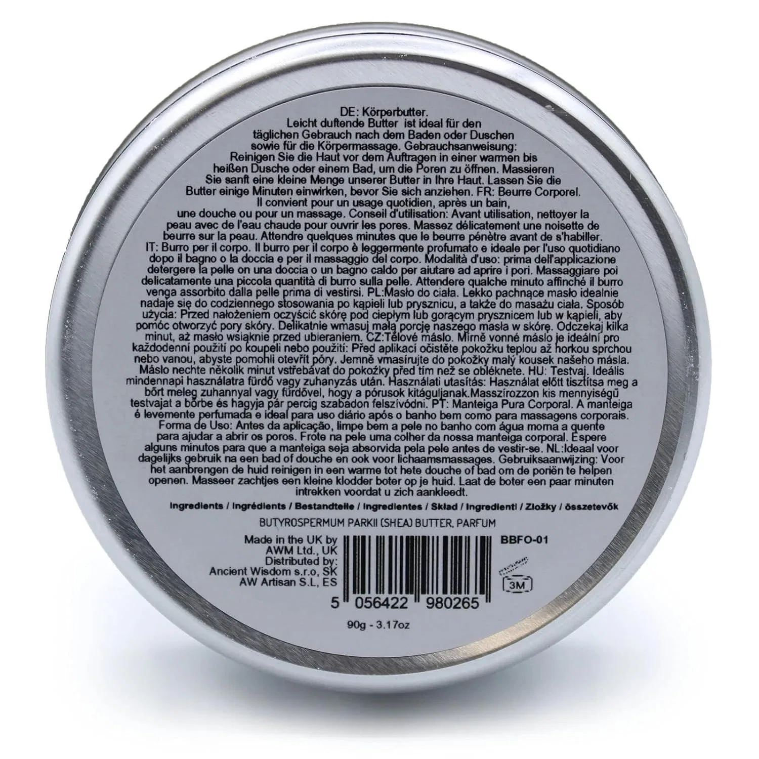 Ароматизированное масло ши для тела Ancient Wisdom Sleepy Coconut, 90 г Cleo — фото 2