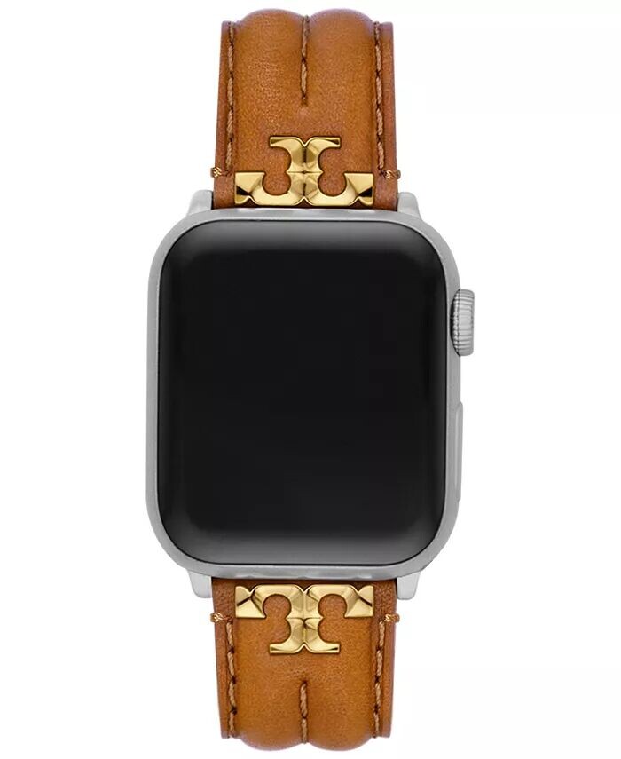 

Кожаный ремешок Kira Luggage для Apple Watch 38 мм/40 мм/41 мм Tory Burch, коричневый