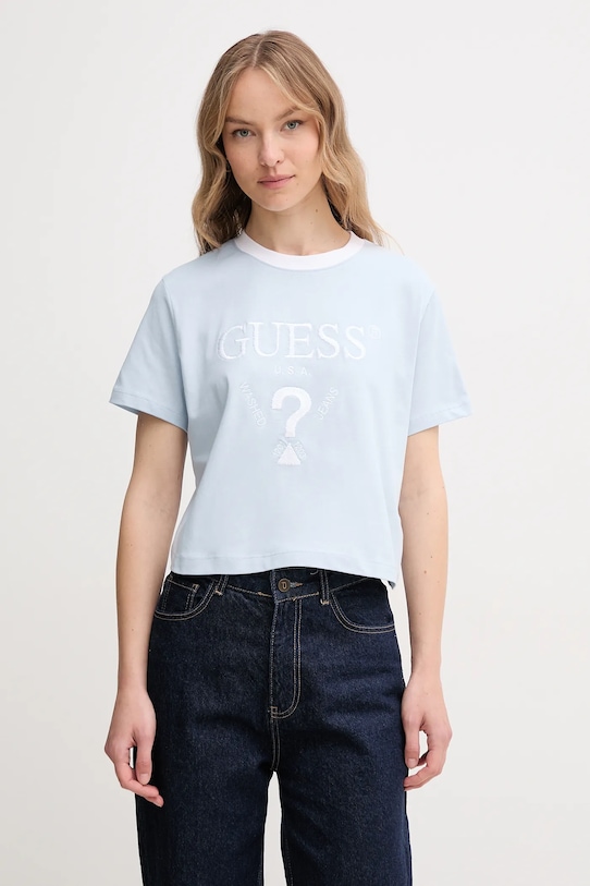 

Хлопковая футболка FILANTA Guess, синий