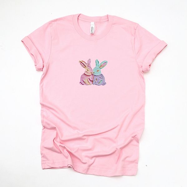 

Футболка с принтом двух кроликов Simply Sage Market, Pink, Зеленый, Футболка с принтом двух кроликов Simply Sage Market, Pink