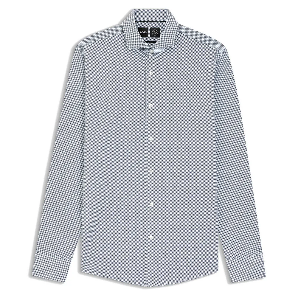 

Рубашка с длинным рукавом BOSS Hank Spread 222 10274935, синий