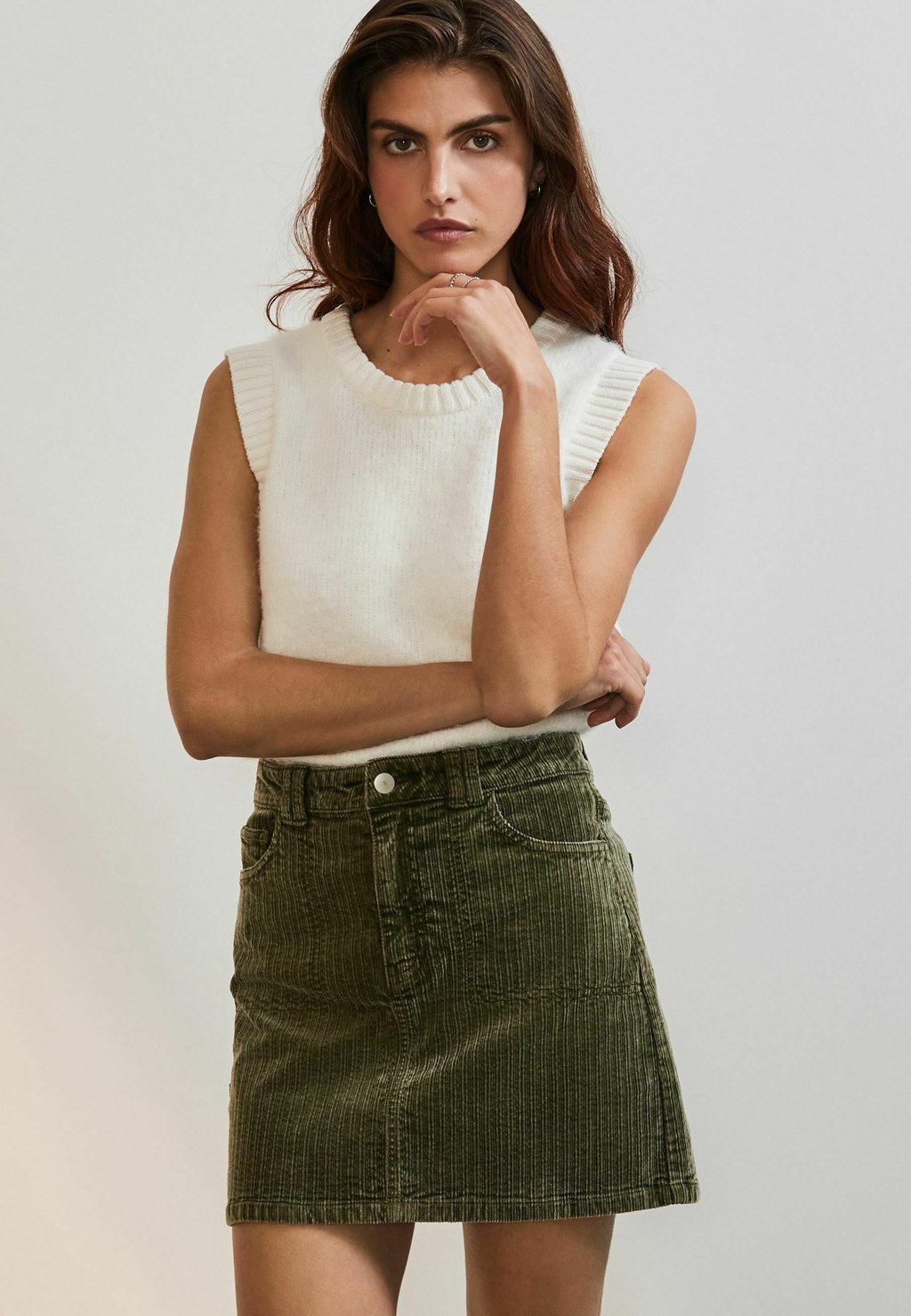 

Мини-юбка REGULAR FIT Next, зеленый