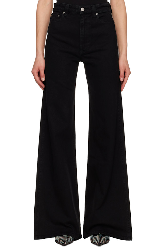 

Khaite Джинсы Black Dane из эластичной ткани