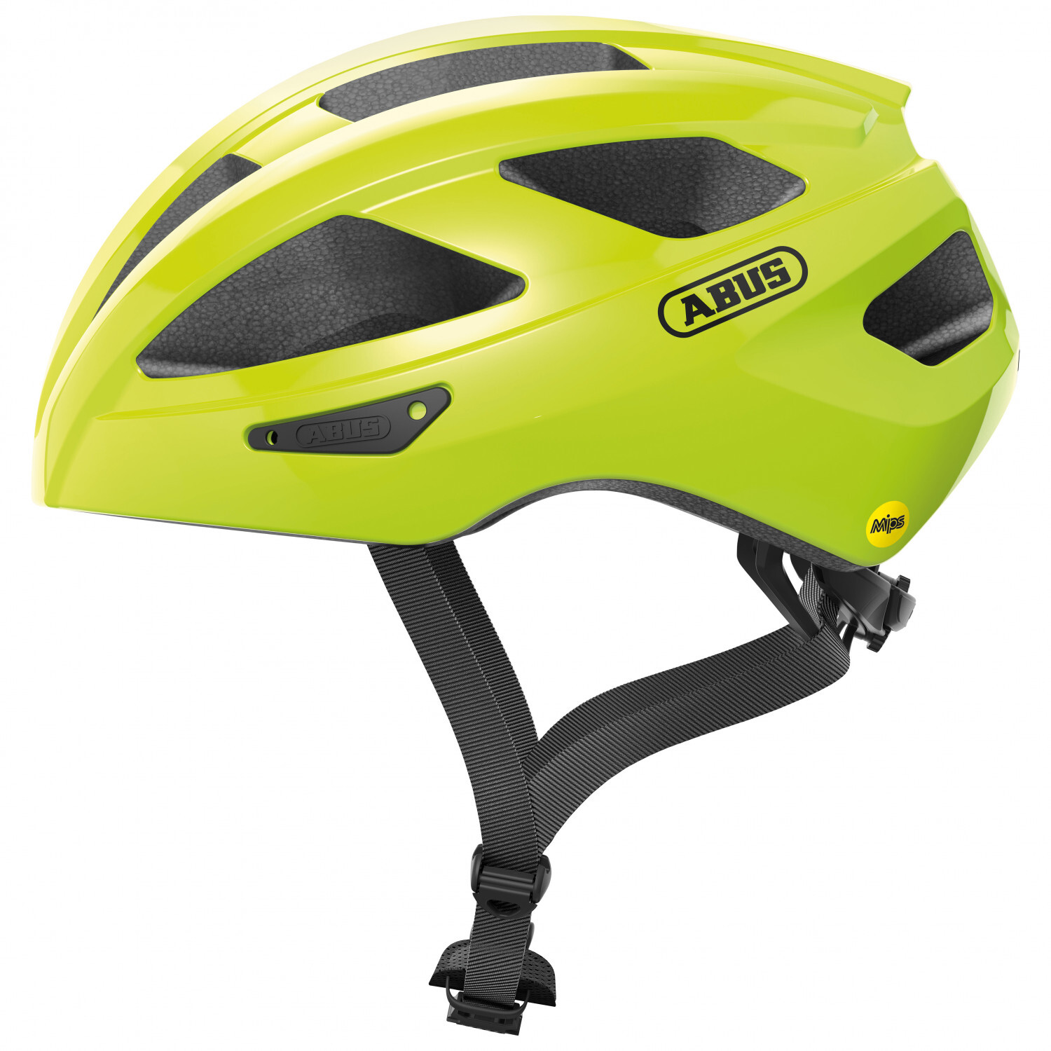 

Велосипедный шлем Abus Macator MIPS, цвет Signal Yellow