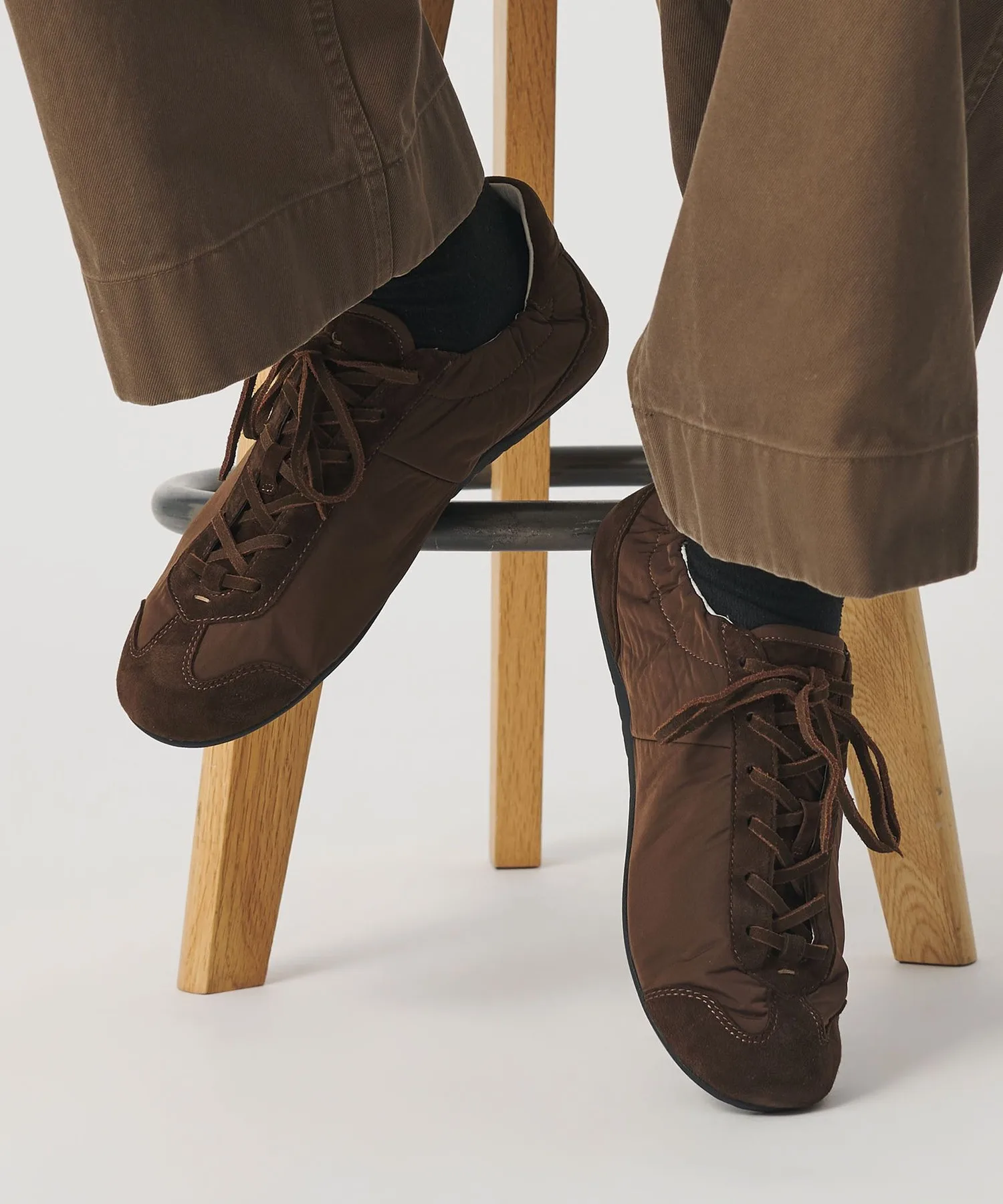 Мужские кроссовки FOOT INDUSTRY SOFT GAT коричневые