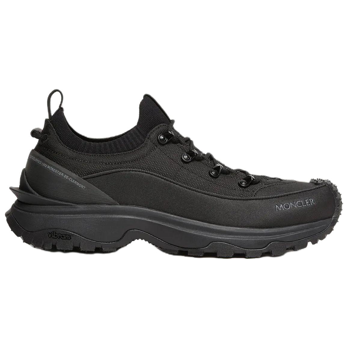 Moncler Trailgrip Lite3 Low top Casual Shoes 4cm Men's Black — фото 3