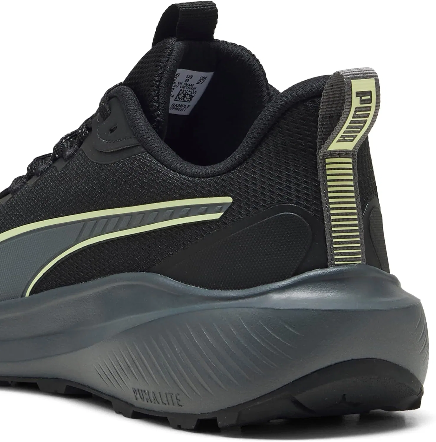 Кроссовки для бега по улицам Puma Skyrocket Lite Trail для взрослых и мужчин (унисекс), Puma Black Cool Dark Grey Apple Spritz — фото 3