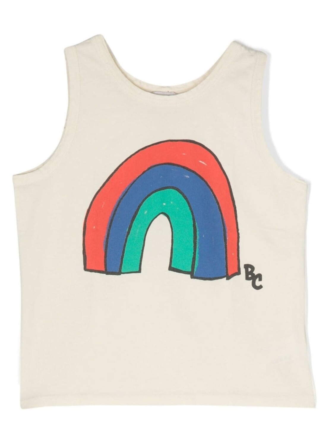 

Bobo Choses топ Rainbow без рукавов, нейтральный цвет