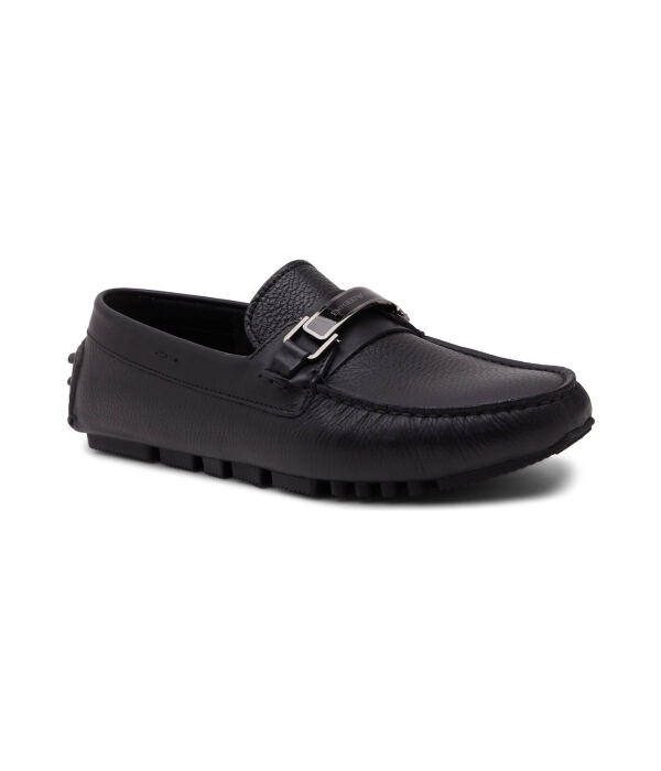 

Мокасины кожаные Emporio Armani Driver Vit.Granato, черный