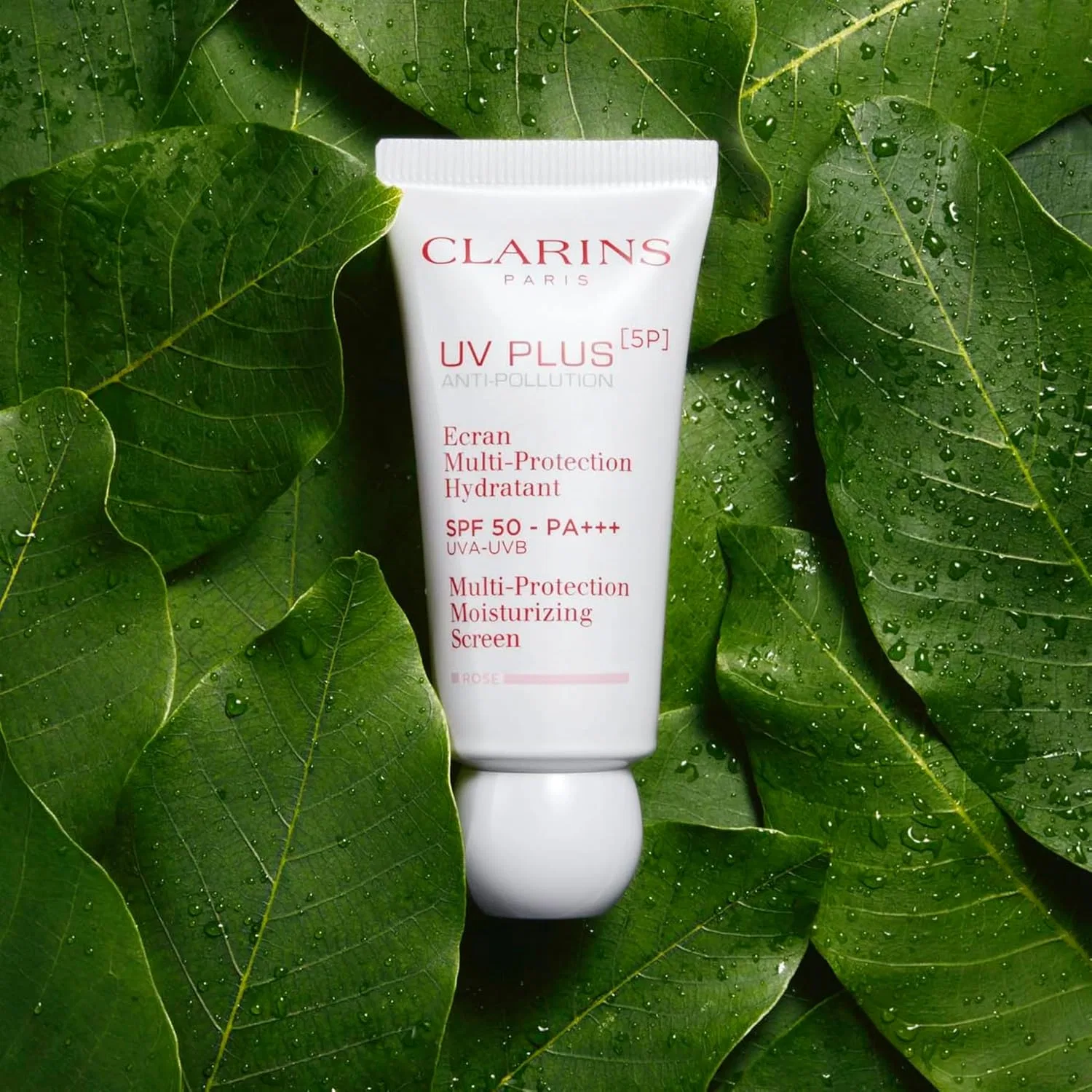 Солнцезащитный крем Clarins UV Plus 5P Multi Day Screen SPF50 Rose 30 мл — фото 4