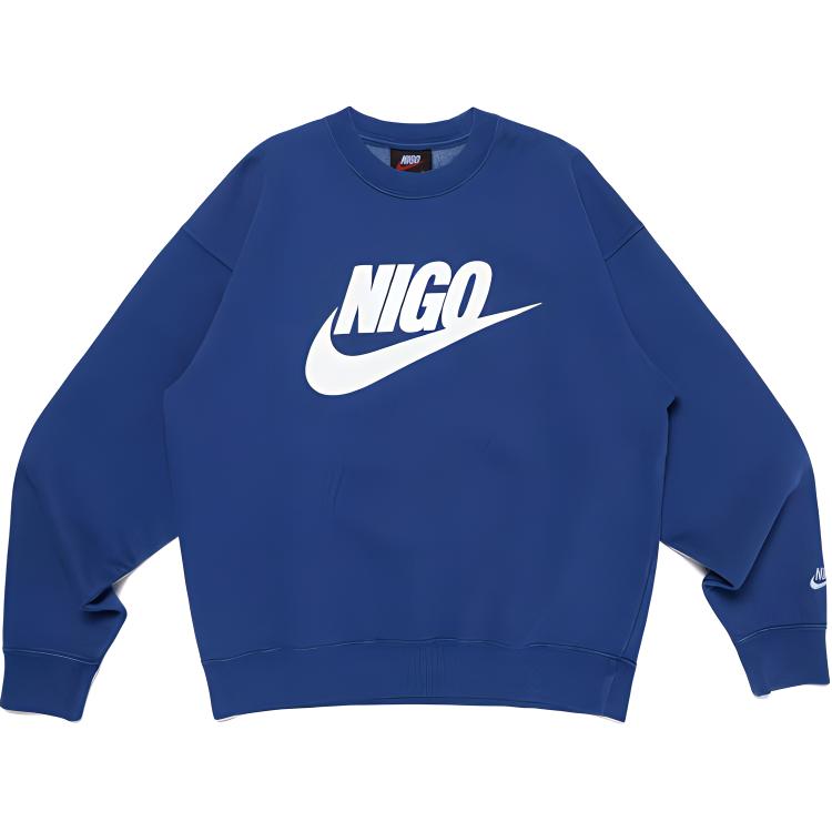 Ниго Эн-Ар-Джи флисовая толстовка Nike, синий — фото 2