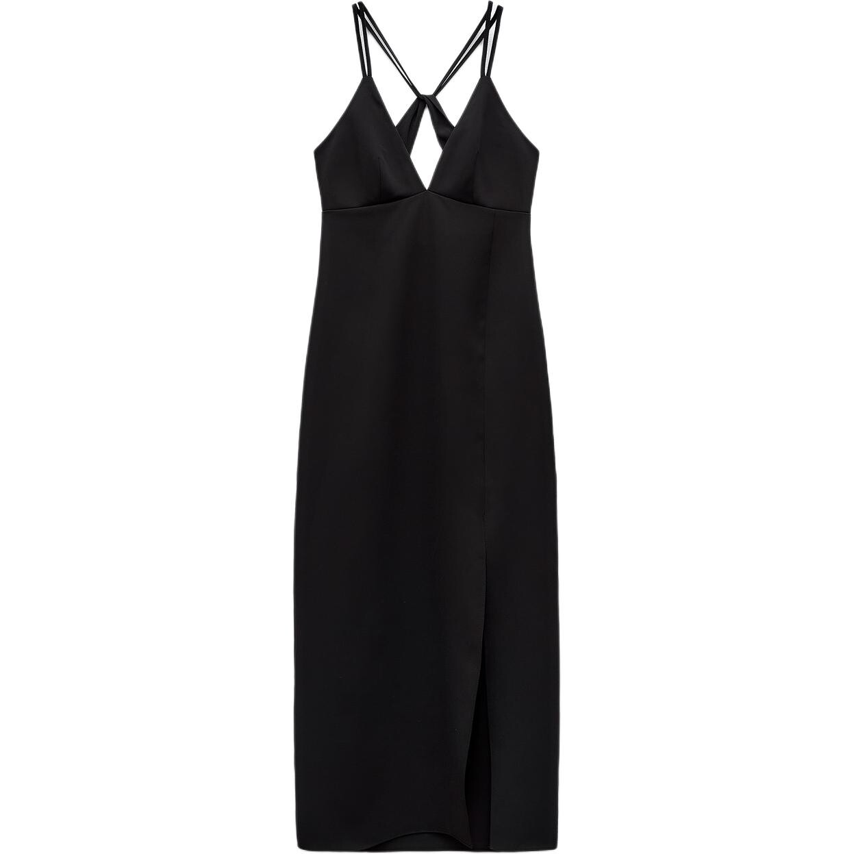 

Платье-комбинация женское черное Zara