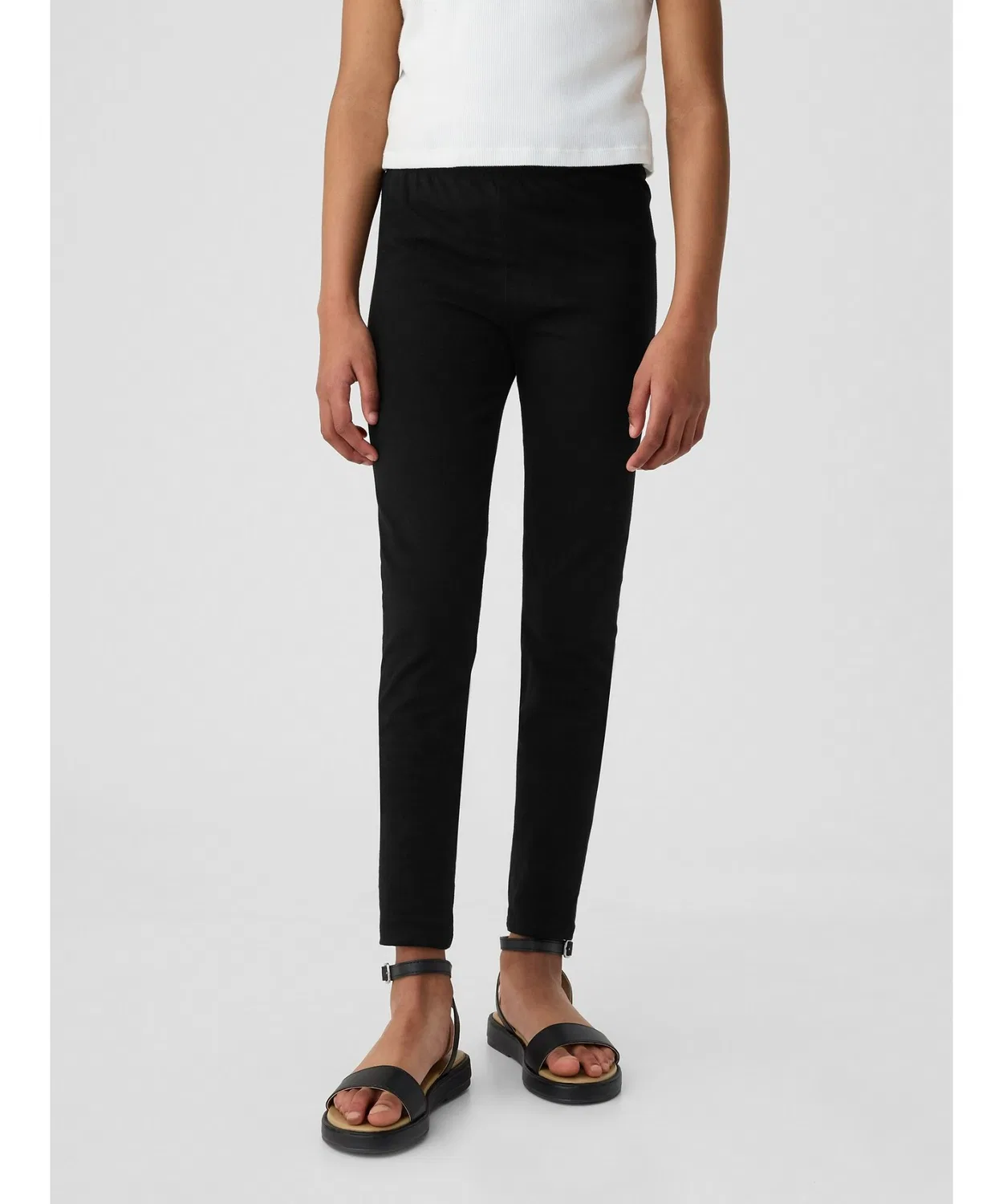 Леггинсы из органического хлопка Gap для детей, чёрные