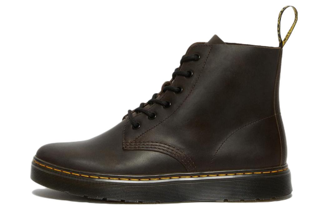 Dr.Martens Ботинки Chukka из кожи Dr. Martens Thurston Crazy Horse, темно-коричневые