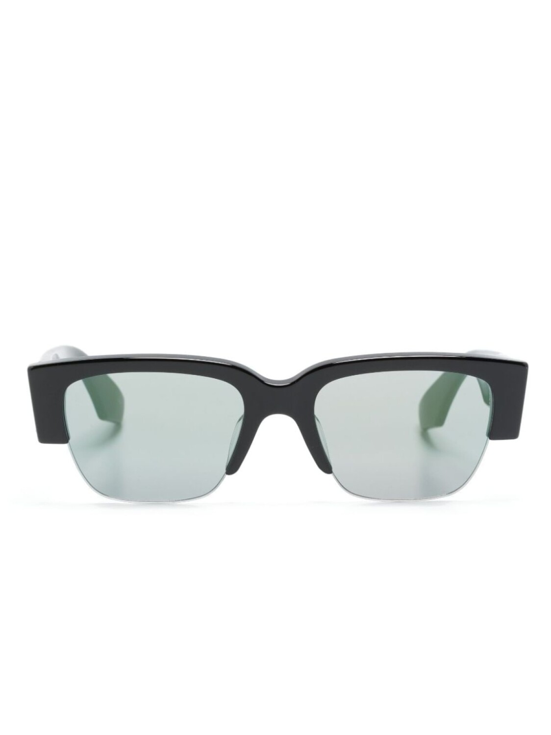 

Alexander McQueen Eyewear солнцезащитные очки с логотипом, черный