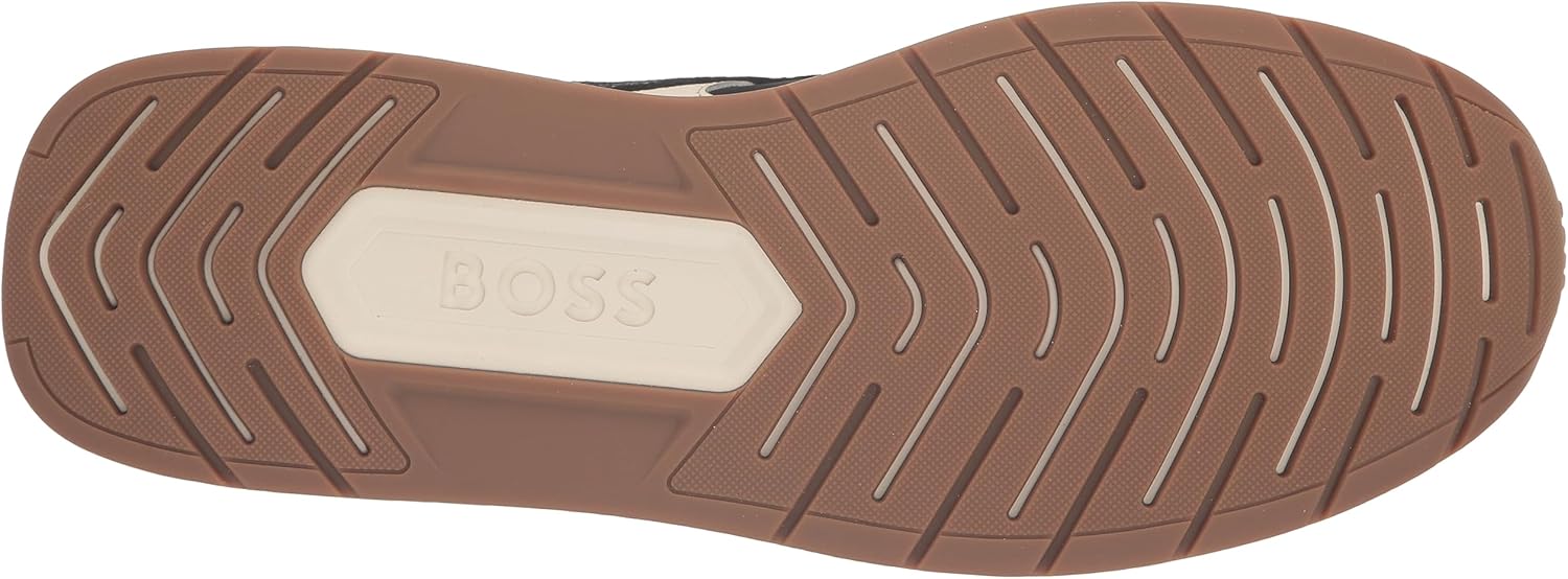 Кроссовки мужские Kurt Casual Leather Sporty BOSS, Admiral Blue — фото 4