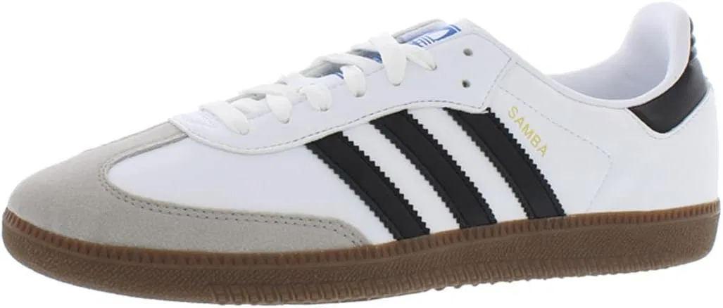 Мужские кроссовки Adidas Samba, Cloud White/Core Black/Gum-White/Cotton White