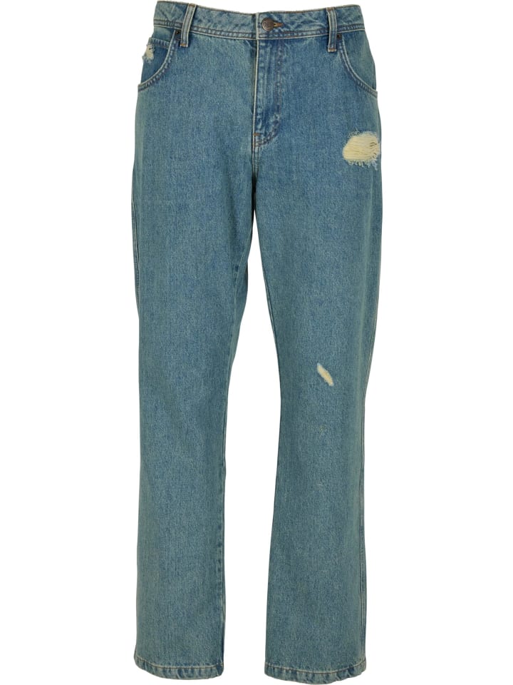 

Джинсы DEF винтажного синего цвета, потертые DEF