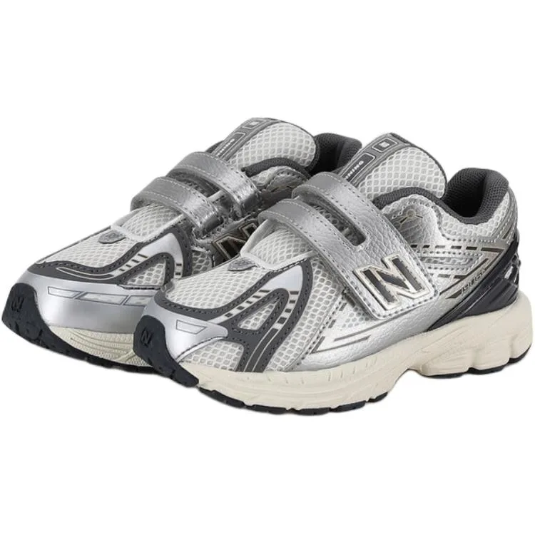 New Balance NB 1906R удобные и легкие дышащие низкие кроссовки для малышей Silver — фото 3