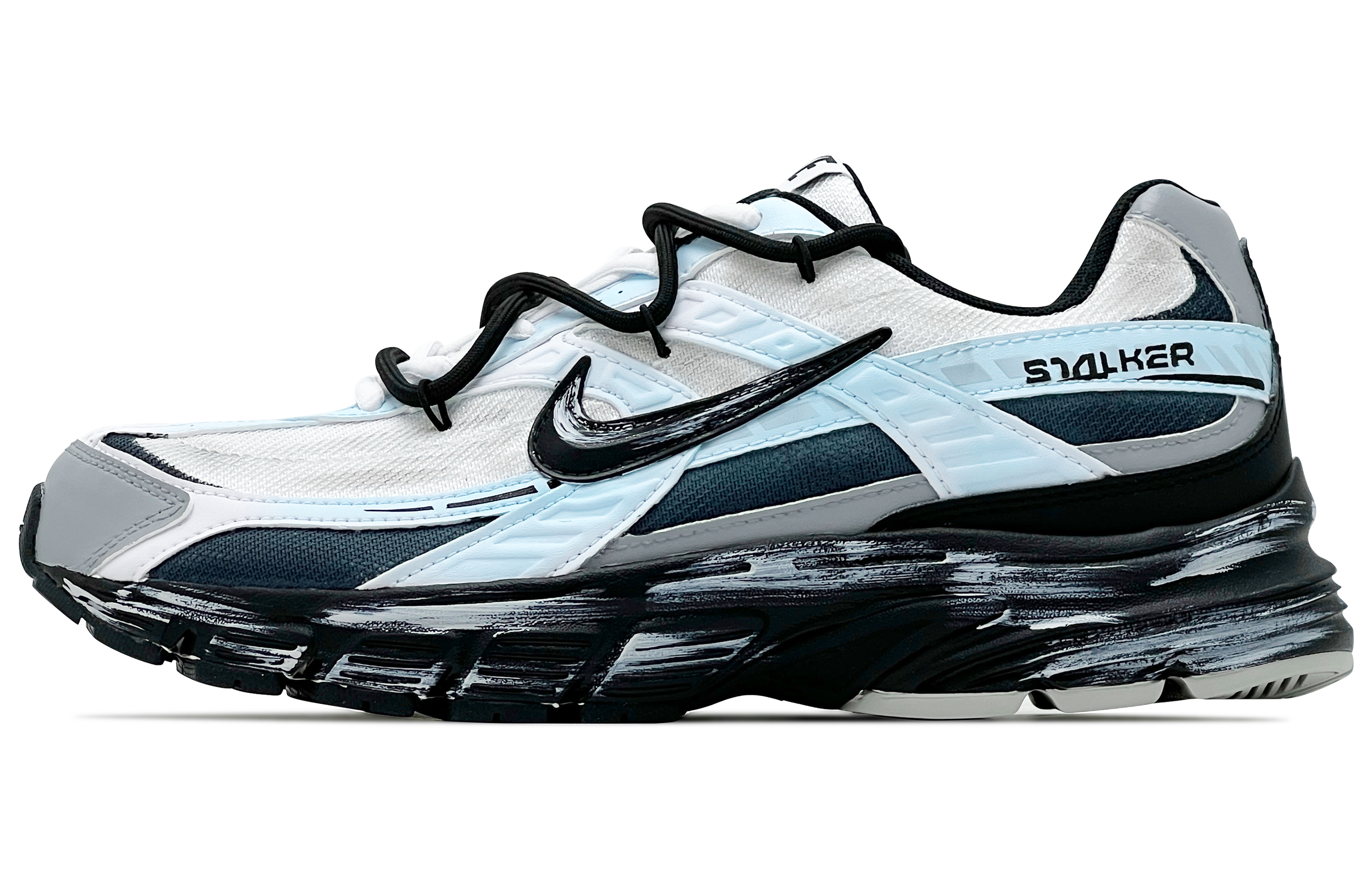 

Nike Кроссовки Initiator с низким верхом, устойчивые к истиранию, мужские, черные, белые, синие