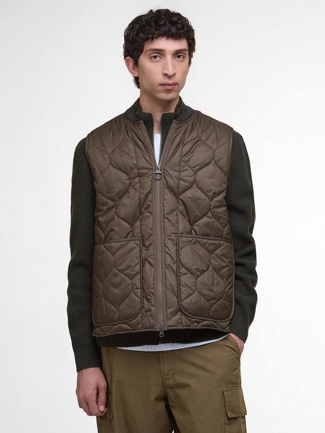 

Переработанный жилет Utility Liddesdale Barbour, Dark Olive