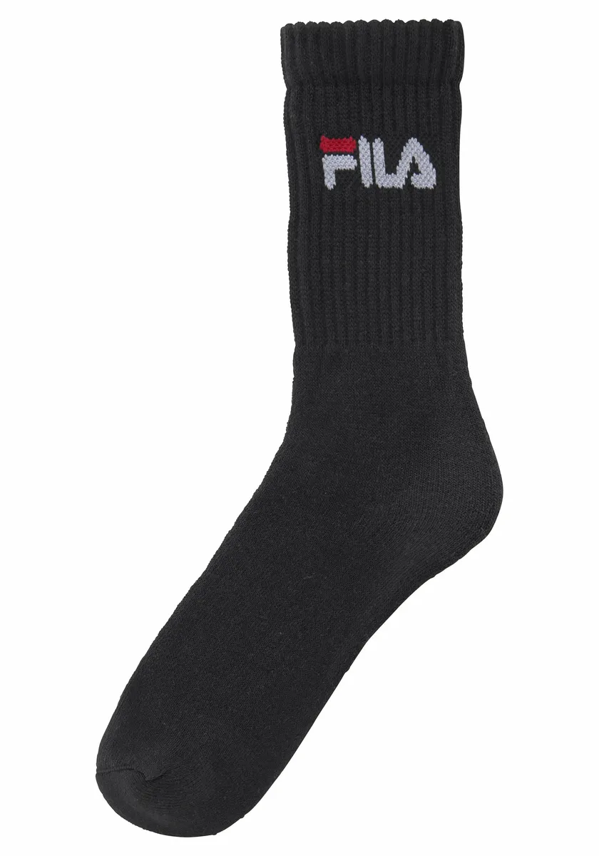 

Теннисные носки Fila (3 пары) с усиленными зонами нагрузки, черный