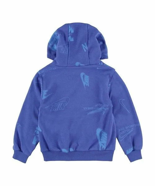 Детская толстовка/худи NKN CLUB BRAND ENERGY AOP HOOD (90-100 см) Nike, Black — фото 4