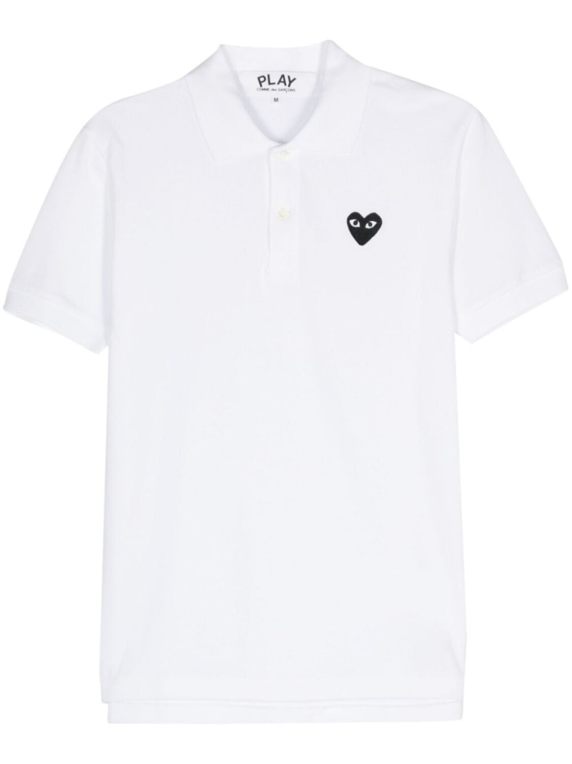 

Comme Des Garçons Play рубашка поло с логотипом, белый