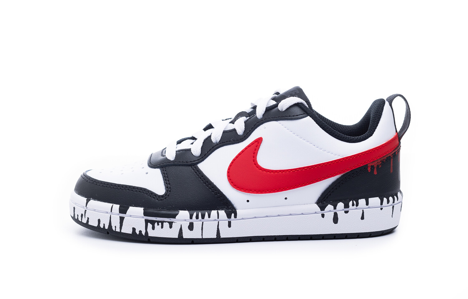 

Кроссовки Nike Court Borough Skateboarding Shoes Women's Low-top White/Black, черный