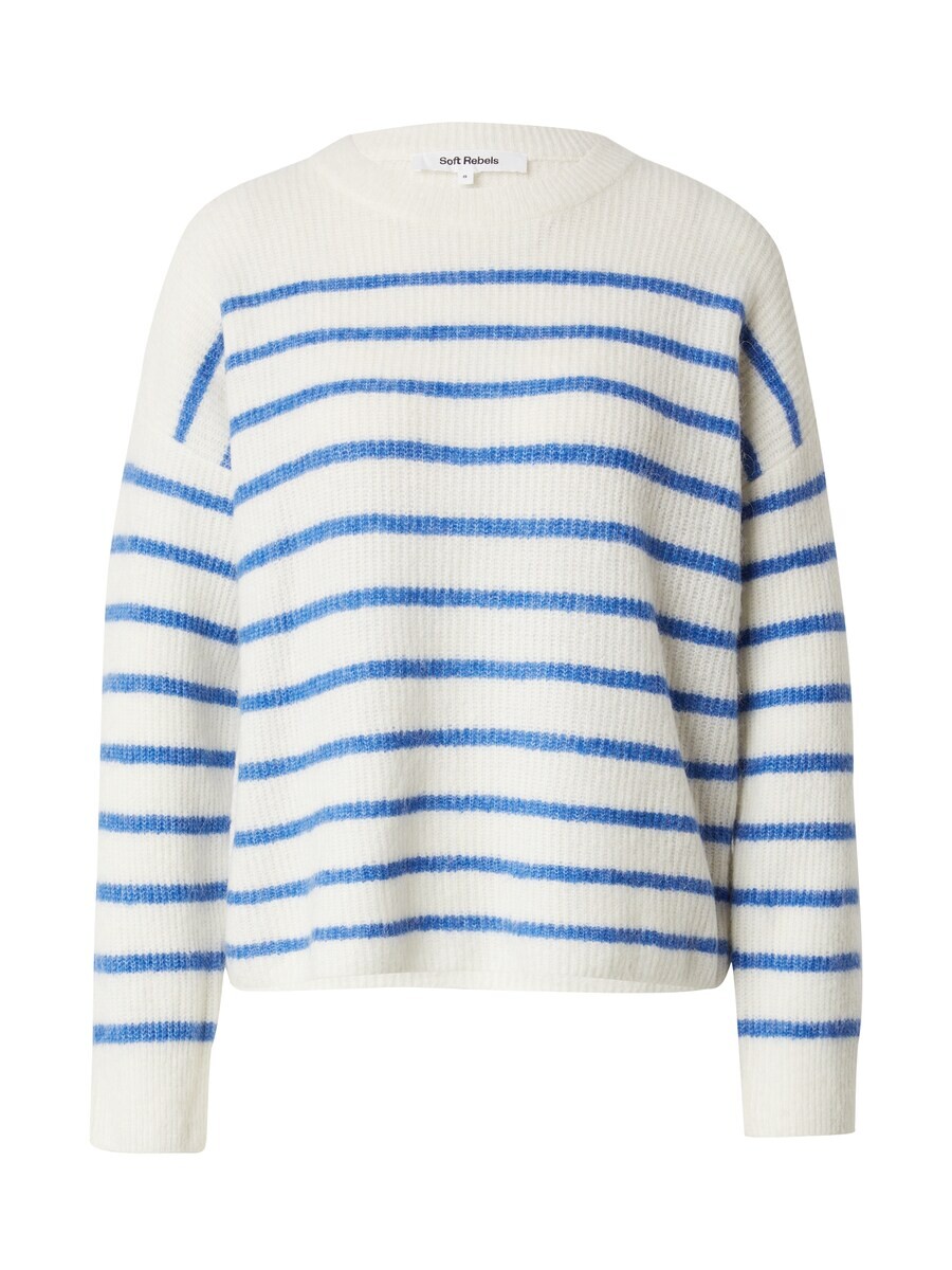 

Тонкий вязаный свитер Soft Rebels Sweater Hema, синий