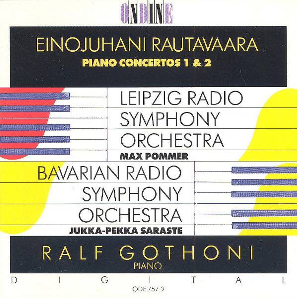 

Диск CD Rautavaara: Piano Concertos Nos. 1 & 2 [Import] - Einojuhani Rautavaara, Max Pommer, Jukka-Pekka Saraste, Ralf Gothóni, Leipzig Radio Symphony Orchestra, Bavarian Radio Symphony Orchestra