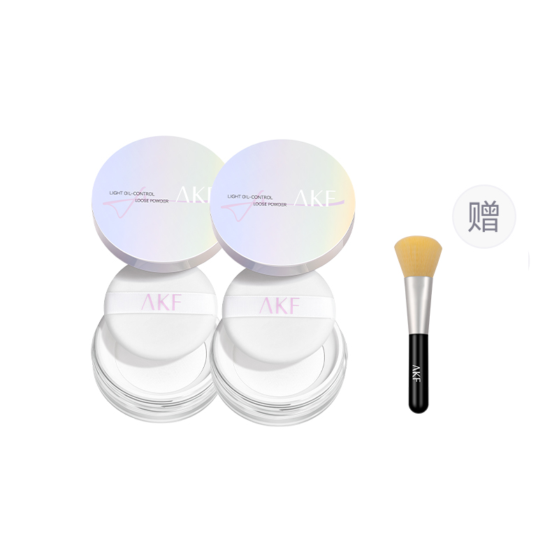 

Легкая и прозрачная рассыпчатая пудра для контроля жирного блеска с длительным эффектом AKF